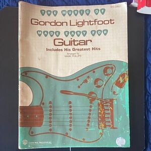 Gordon Lightfoot Guitar Music Book